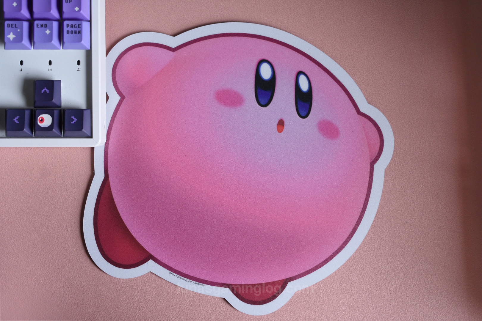 Kirby mousepad.